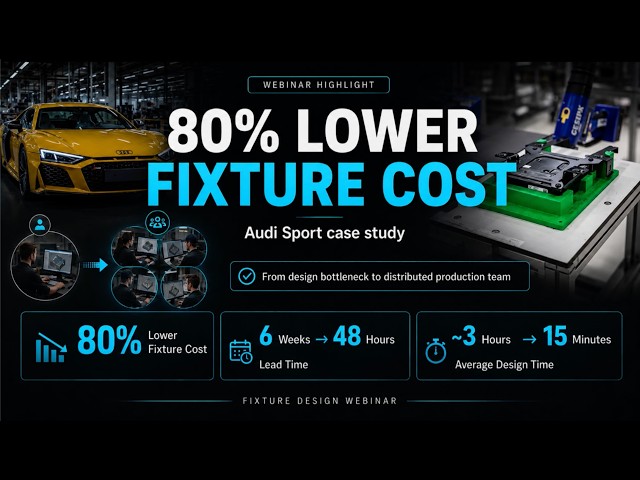 How Audi Sport Cut Fixture Costs 80% with fixturemate | Customer Case Study