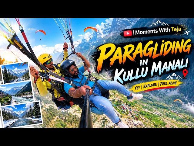 🔥 PARAGLIDING IN KULLU MANALI 🪂Paragliding Adventure