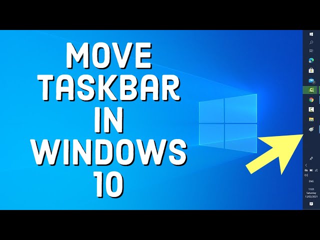 How to Move Taskbar in Windows 10