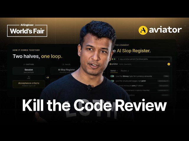 How to Kill the Code Review — Ankit Jain, Aviator