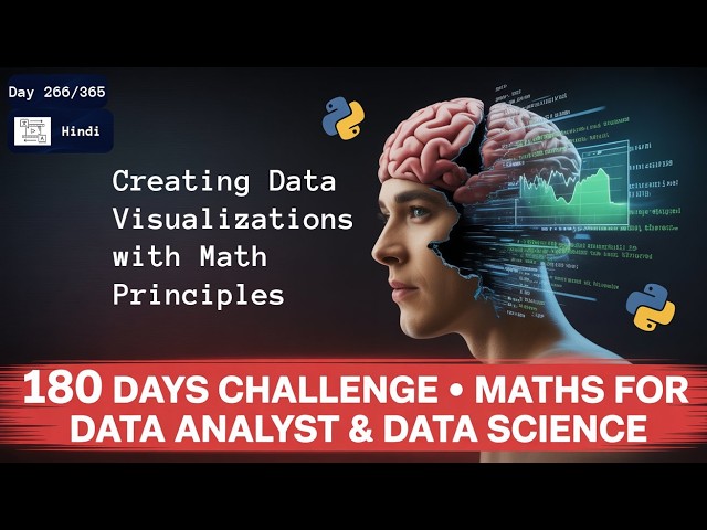 Day 266/365 | Creating Data Visualizations with Math Principles | Hindi