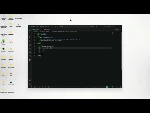 How to create a simple HTML form in 20 steps | SENA Tutorial