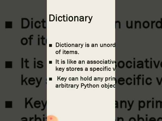 Python Dictionary Short | Python programming language | Malayalam Tutorial