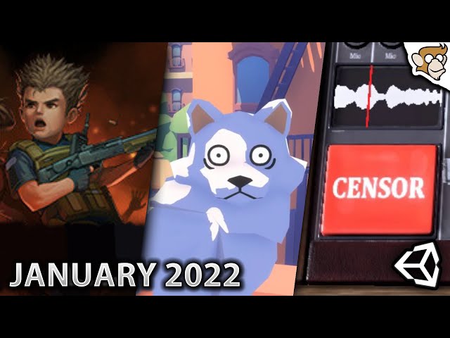 TOP 10 GAMES #madewithunity Not for Broadcast, Zenith, Pupperazi (JANUARY 2022)