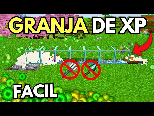 🔥New XP Farm for Minecraft Bedrock 1.20.42 (EASY)