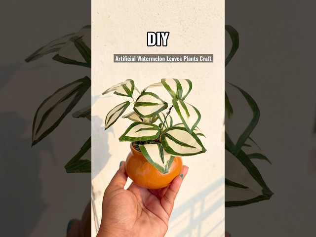 DIY Artificial Plant Craft 🪴😱#diycrafts #handmade #diy #craft #viralvideo #artificialplant #short