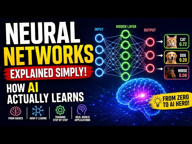 Neural Networks Explained From Basics to Deep Learning | Complete AI Tutorial