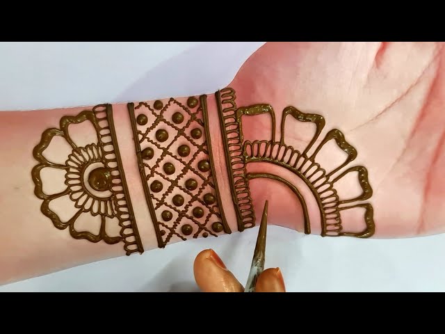 New easy Ramadan mehndi design for hand | Stylish asan Arabic mehandi design | आसान मेंहदी