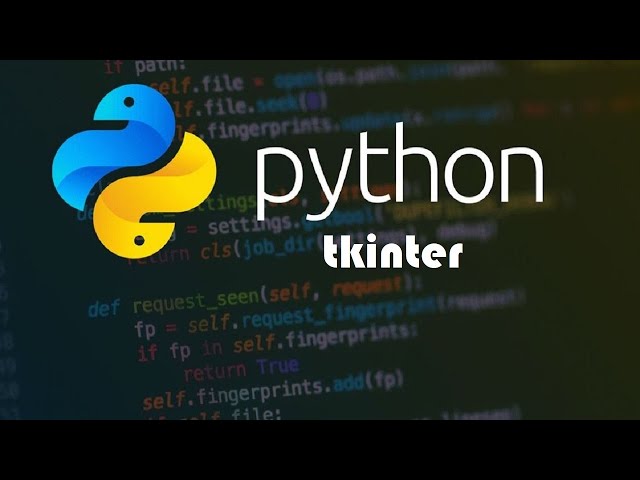 GUI using Python tkinter