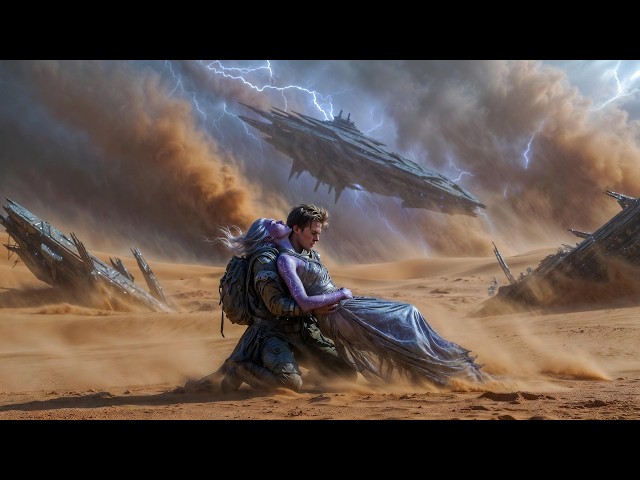 Lonely Human Finds Abandoned Alien Bride on Deserted Outpost | Sci-Fi Romance Story