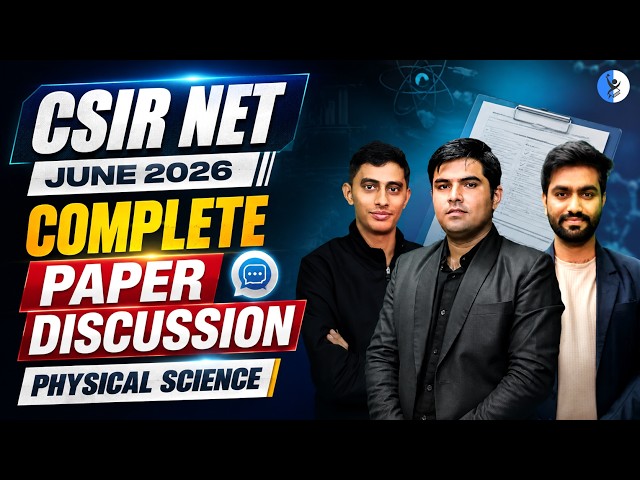 Complete Paper Discussion | CSIR NET June 2026 | IFAS