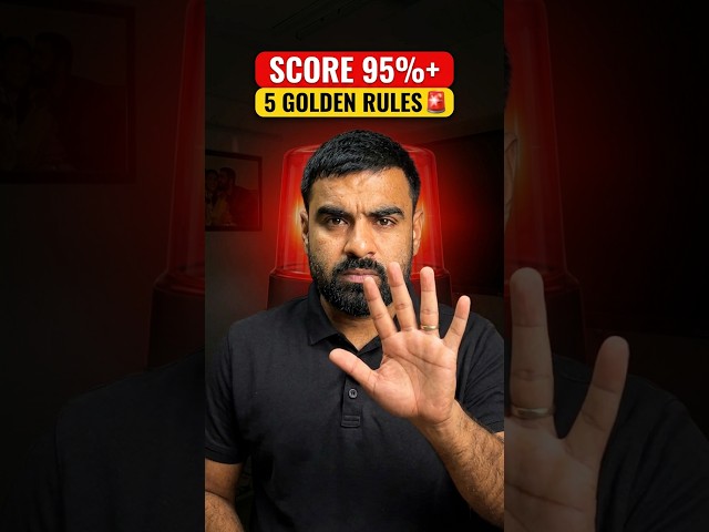 Maths Me 95+ Laane Ke 5 Golden Rules! 🎯 #Shorts