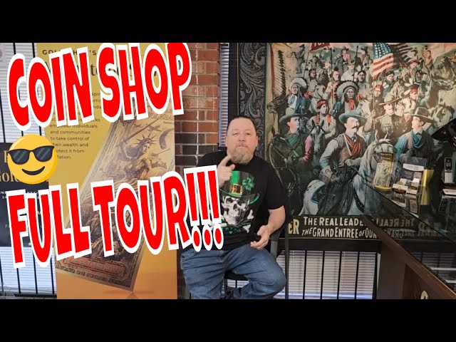 Local Coin Shop FULL TOUR of Flying Eagle Coins OKC Oklahoma!