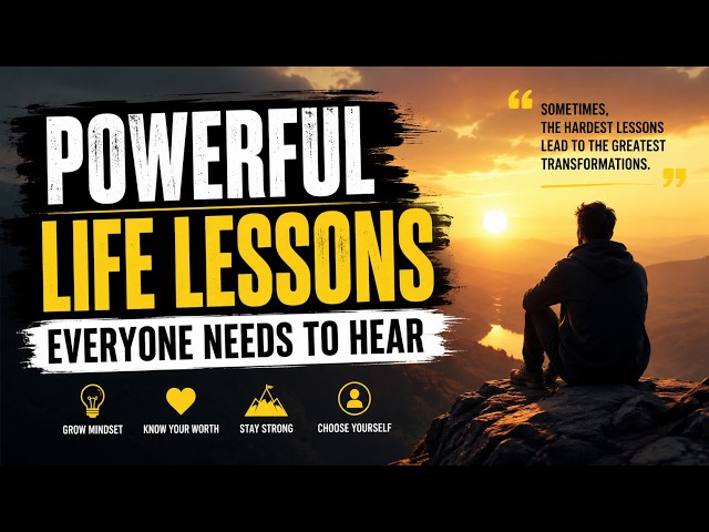 🔴 LIVE: Powerful Life Lessons Everyone Needs to Hear