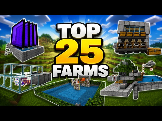 TOP 25 BEST MUST HAVE Farms for Minecraft Bedrock 1.21+/1.26+ (2026) | Full Tutorials