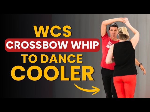 West Coast Swing Intermediate Crossbow Whip To Dance Cooler