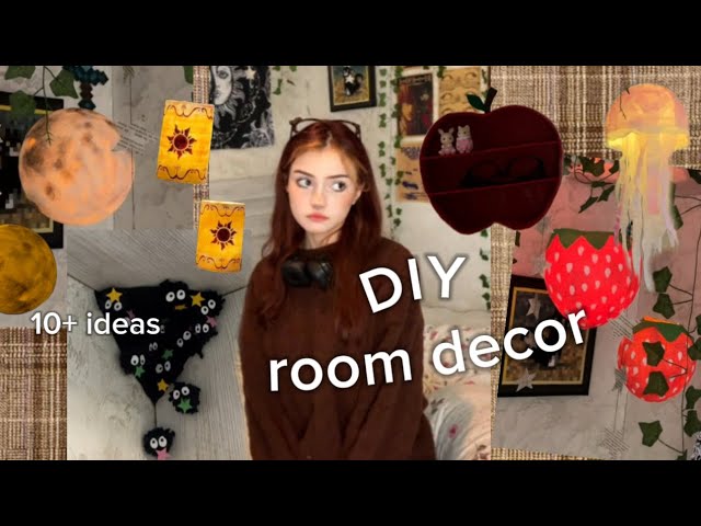 DIY room decor 𖦹 ׂ 𓈒10+ ideas