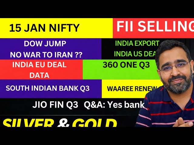 LATEST SHARE MARKET NEWS💥15 JAN💥360 ONE NEWS💥JIO NEWS💥MRPL NEWS PART-1&2