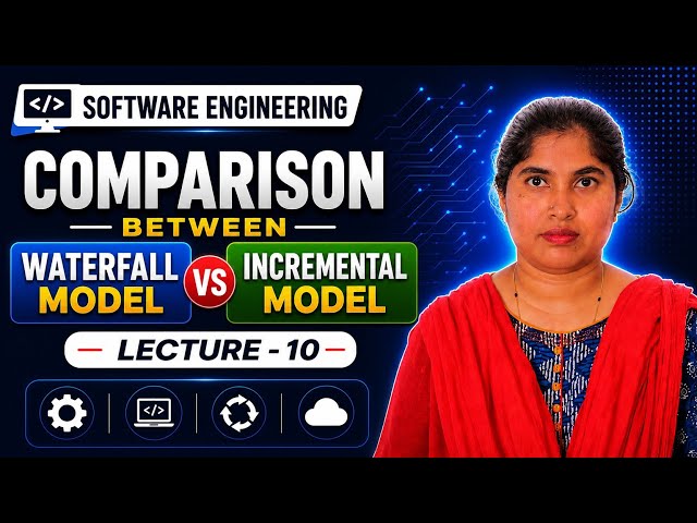 Waterfall Model vs Incremental Model | Comparison | Software Engineering | Lecture 10