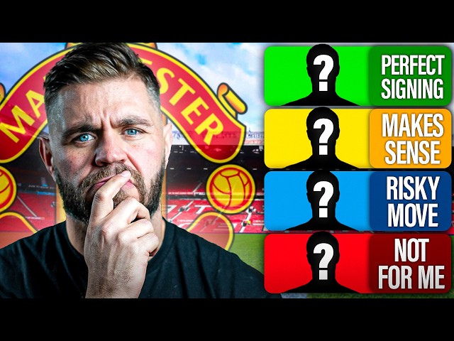 Ranking Manchester United's Midfield Targets! Tier List