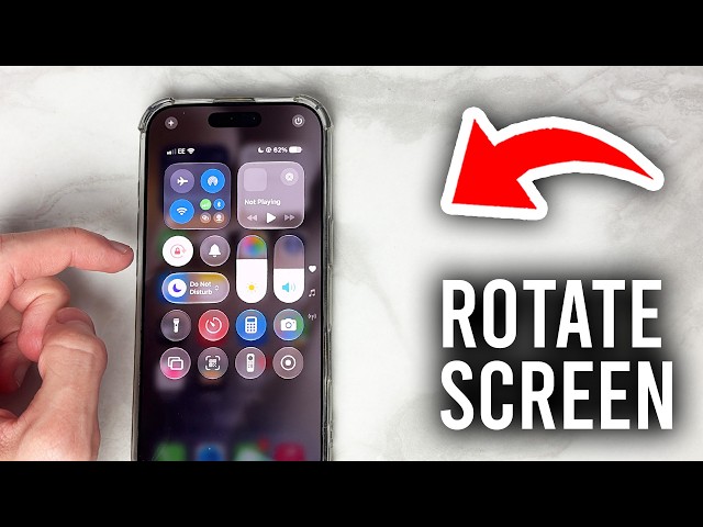 How To Rotate The Screen On iPhone - Tutorial