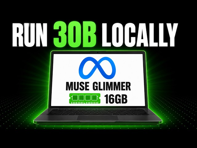 Run 30B Local AI On 16GB RAM: Meta Muse Glimmer
