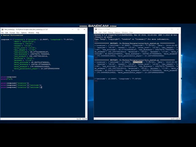 Python nested dictionaries