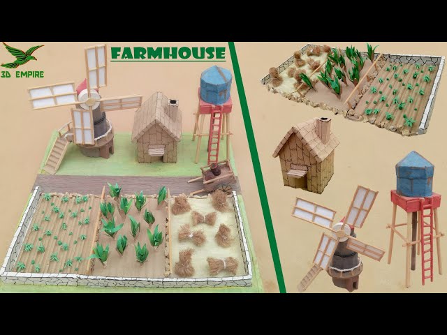 Make Cardboard Farm 🏰 Diy 🏰