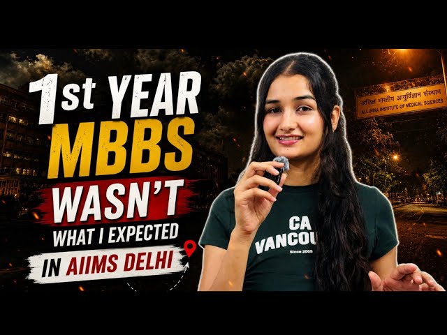 The REALITY of 1st Year MBBS at AIIMS | My Experience 🩺