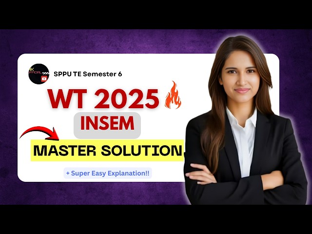 Web Technology Master Solution 2025 (INSEM) 🔥 | SPPU WT Exam Important Questions & Answers