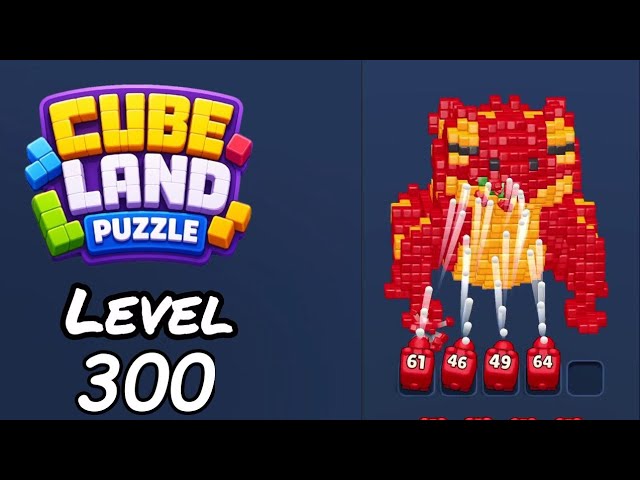 Cube Land Puzzle Level 300 Walkthrough