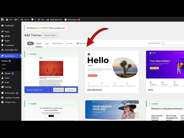 HOW TO INSTALL A THEME IN WORDPRESS