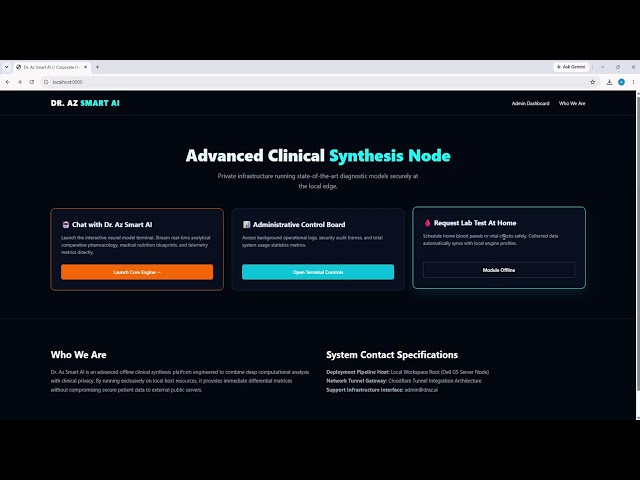 I Built a Fully Local Medical AI Web App (No API Keys, 100% Private)