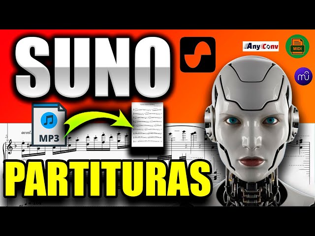 SUNO AI - Cómo Crear una Partitura Profesional de Tu Música Inteligencia Artificial | Fácil y Gratis