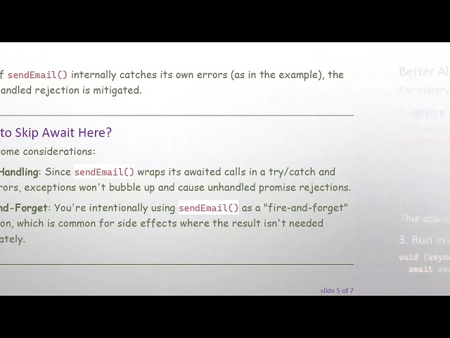 How to Call an Async Function Without Awaiting It in JavaScript