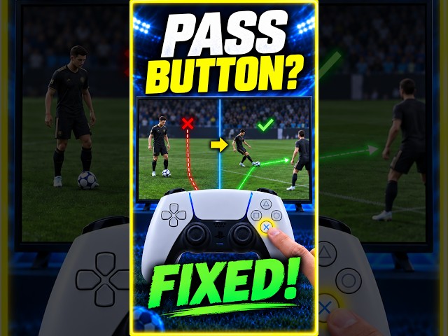 How To Fix The Pass Button Glitch in FC27 Quick Guide #FC27 #EASportsFC27 #PS5 #PassingFix
