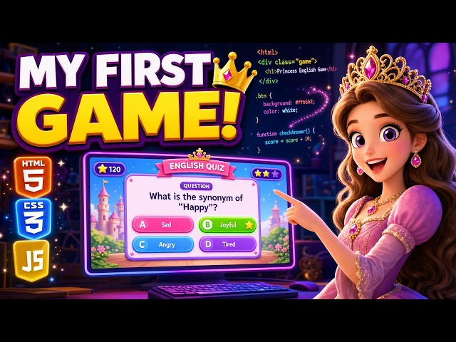 🎮 اپنا پہلا Game خود بنائیں! | HTML CSS JavaScript سے Game Development | Beginners Full Tutorial