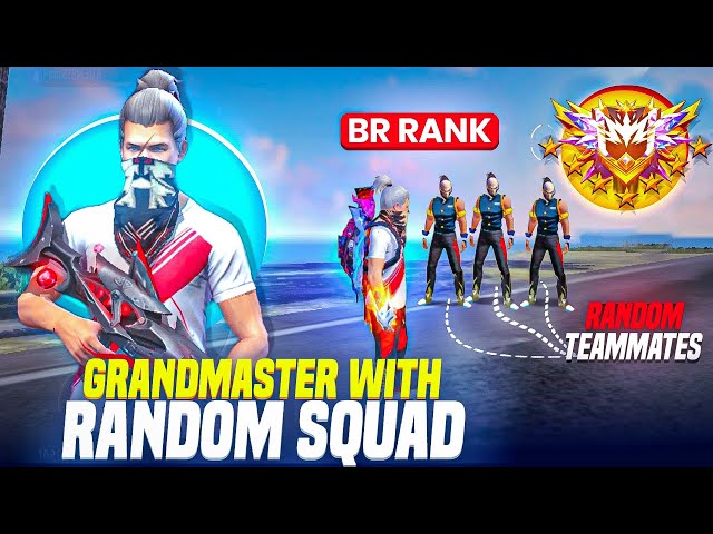 Pushing Grandmaster With Random Players Squad 💀 - Br Rank | Utkarsh FF