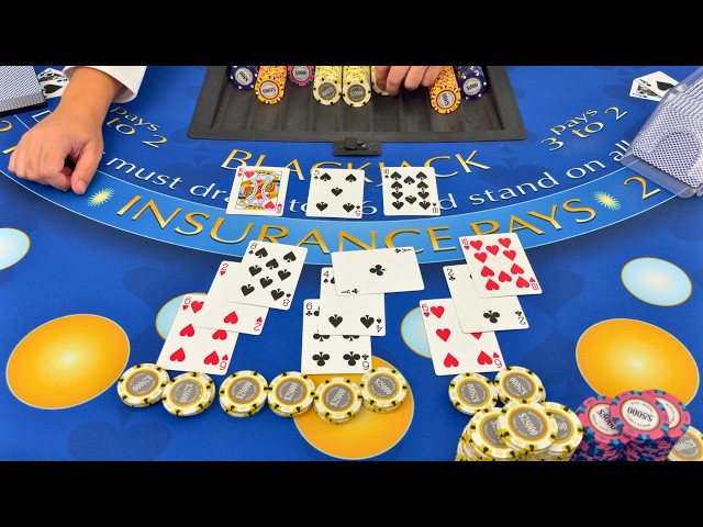 I WIN $1,747,000 WITH AMAZING BLACKJACK TRIPLE SPLIT & PERFECT PAIR IN SUPER HIGH STAKES CASINO WIN!