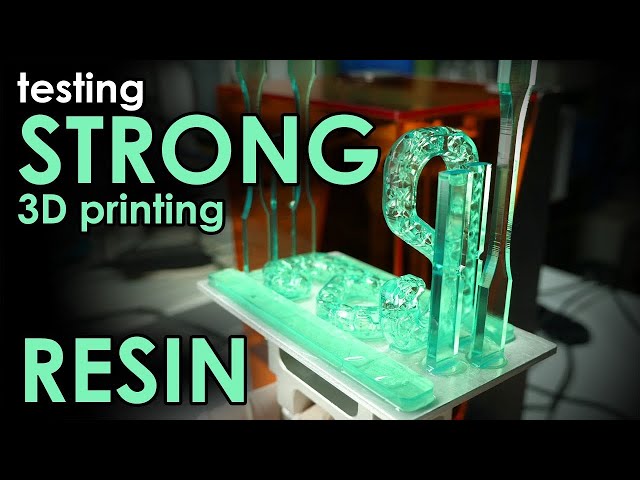 STRONG parts from a Resin 3D Printer? Testing TOUGH Engineering Resin!