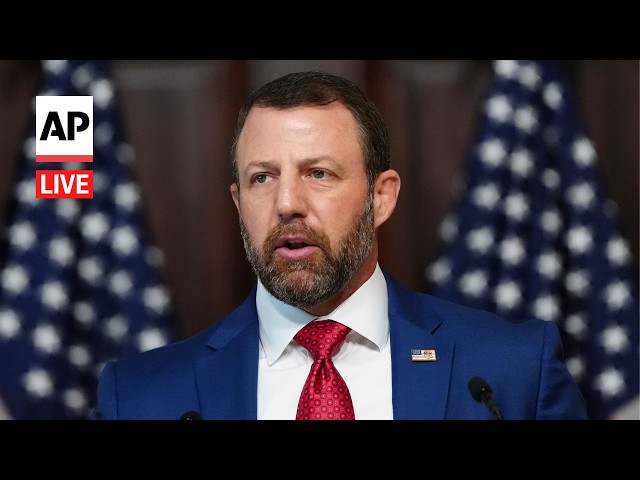 LIVE: Markwayne Mullin holds a press conference on election security