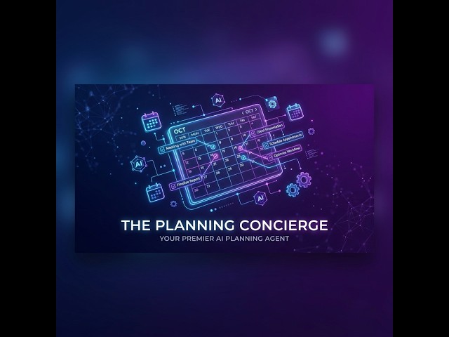 The Planning Concierge - AI Agent for Goal Planning & Google Calendar Sync