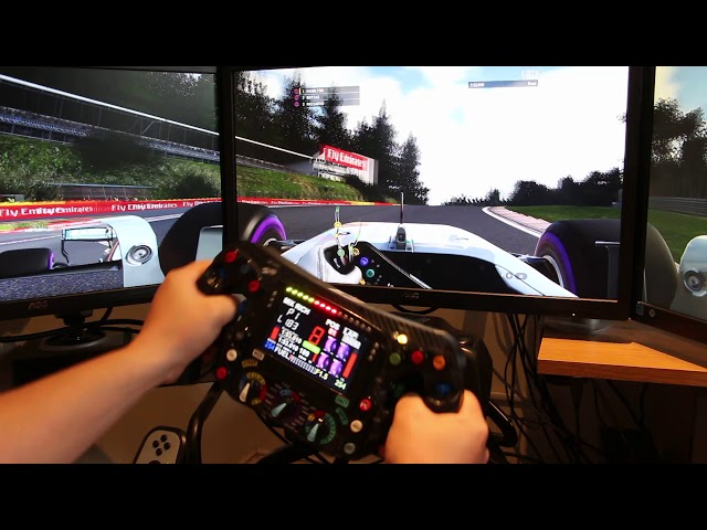 Mercedes F1 2016 (bertanf1.com) with SIMR-LCD and Simulaje Quick Release - Spa 2