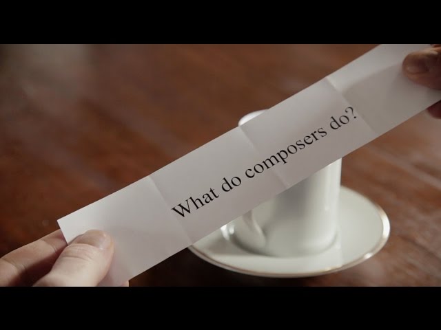 Class Notes: How Do Composers Compose?