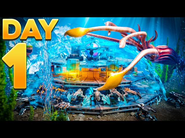 I Built an UNRAIDABLE Underwater Base in ARK: Survival Evolved
