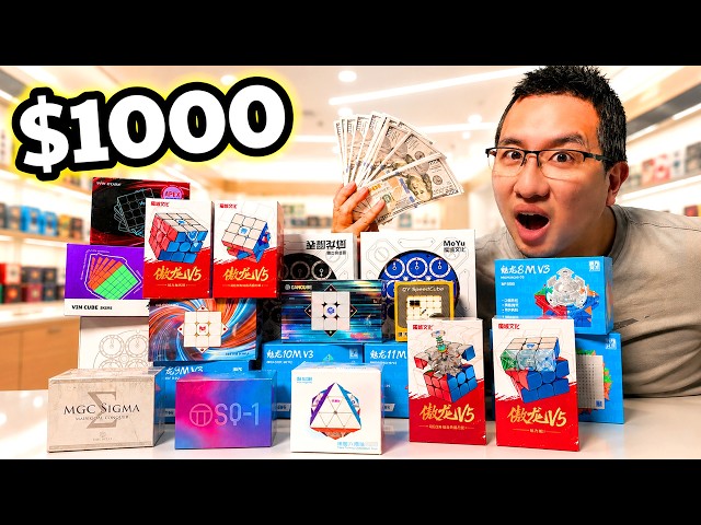 I Bought $1000 Worth Of Cubes & Puzzles!