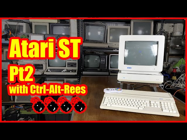 Atari ST Pt2: Getting to know the ST and upgrades w' @ctrlaltrees