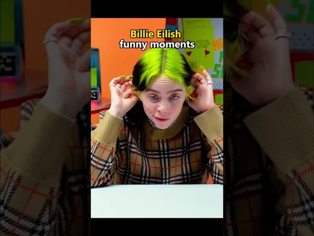Billie eilish funny moments #usa #comedy #funny #talkshow #celebrity #interview #interview