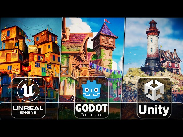 Godot - Unity - Unreal Engine  - HUGE Bundles for Each Game Engine