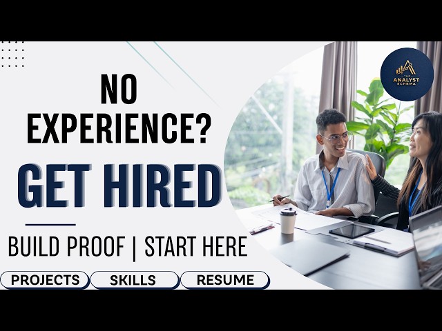 How to Get a Data Analyst Job With No Experience